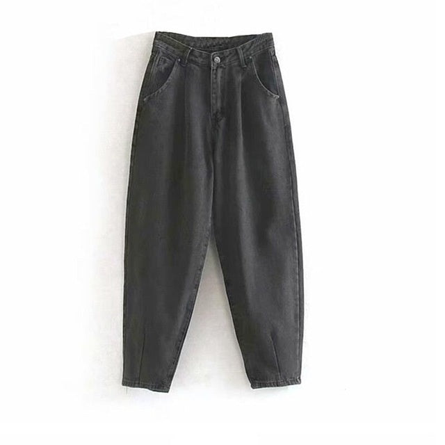 Damen Jeanshosen | Hip-Hop-Freizeithose im Arbeiterstil