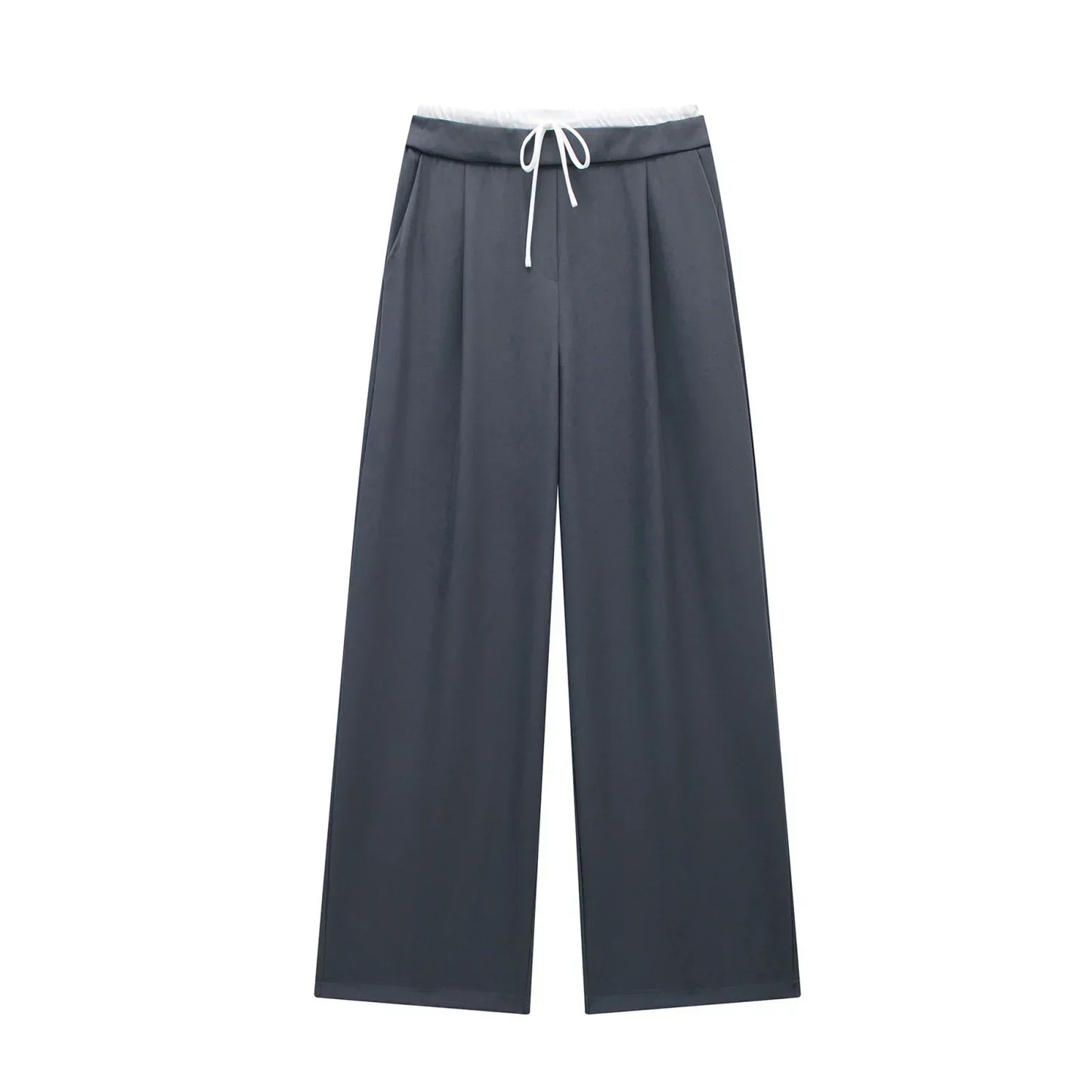Elisa | Elegante High-Waist-Hose mit weitem Bein