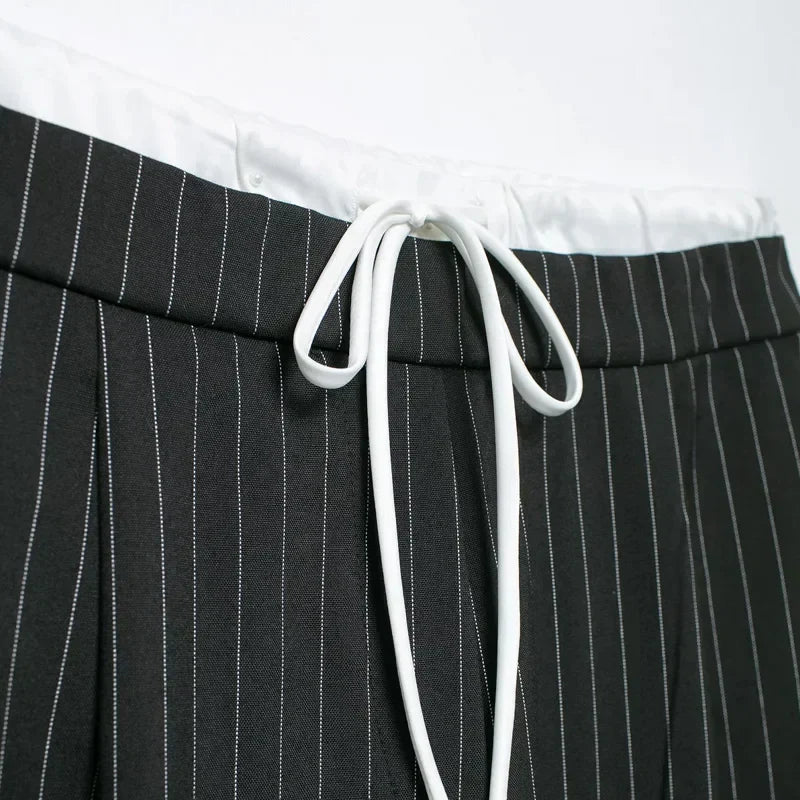 Elisa | Elegante High-Waist-Hose mit weitem Bein