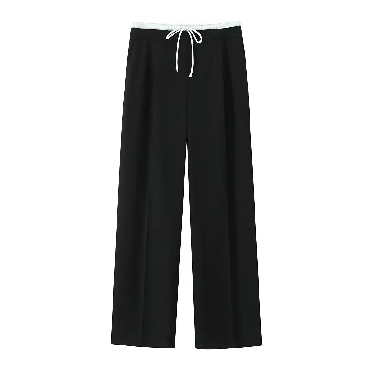 Elisa | Elegante High-Waist-Hose mit weitem Bein