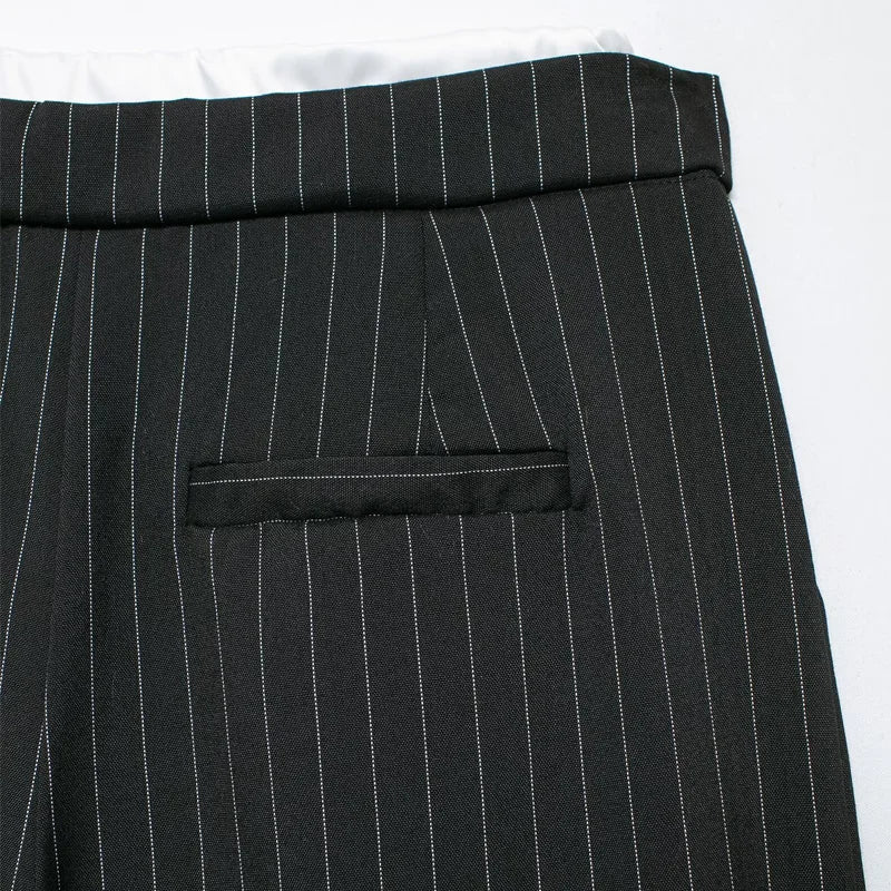 Elisa | Elegante High-Waist-Hose mit weitem Bein