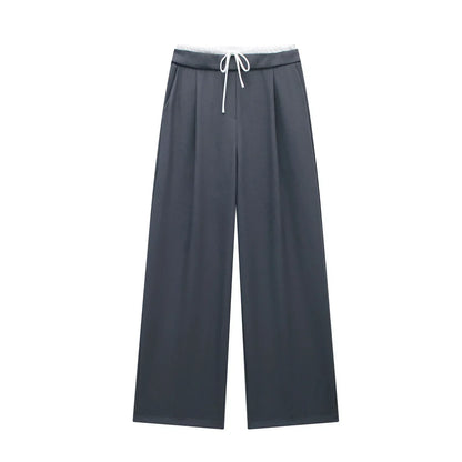 Elisa | Elegante High-Waist-Hose mit weitem Bein