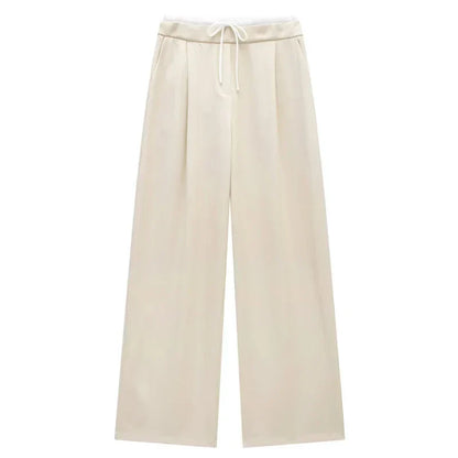 Elisa | Elegante High-Waist-Hose mit weitem Bein