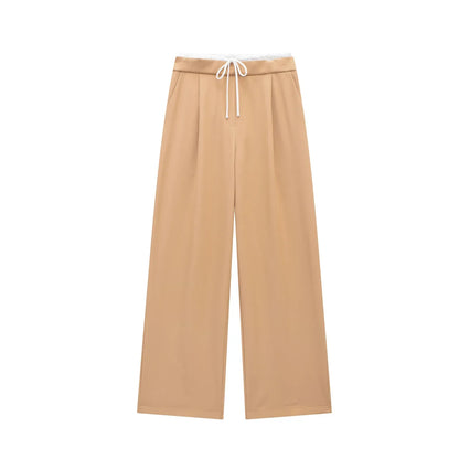 Elisa | Elegante High-Waist-Hose mit weitem Bein