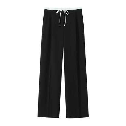 Elisa | Elegante High-Waist-Hose mit weitem Bein